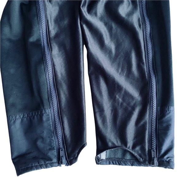 Rukka Motor Bike Bib Pants Sz 28x28 Zip Off Wind Stopper Navy Blue S Vintage - Picture 14 of 14